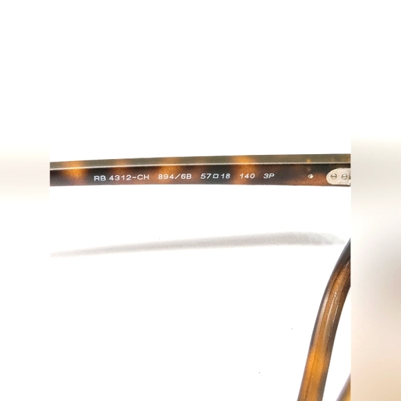 RAY-BAN CHROMANCE "4312" SUNGLASSES FRAME: - Picture 8 of 14